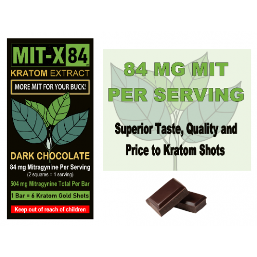 Great tasting Mit-X 84 Kratom Extract DARK CHOCOLATE
