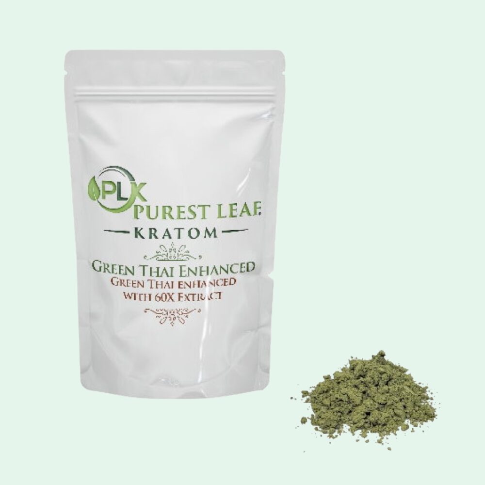 Green Thai Enhanced Kratom Powder - Max Potency!