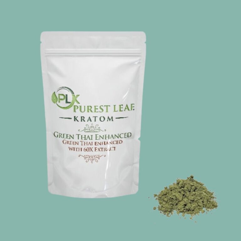 Green Thai Enhanced Kratom Powder - Max Potency!