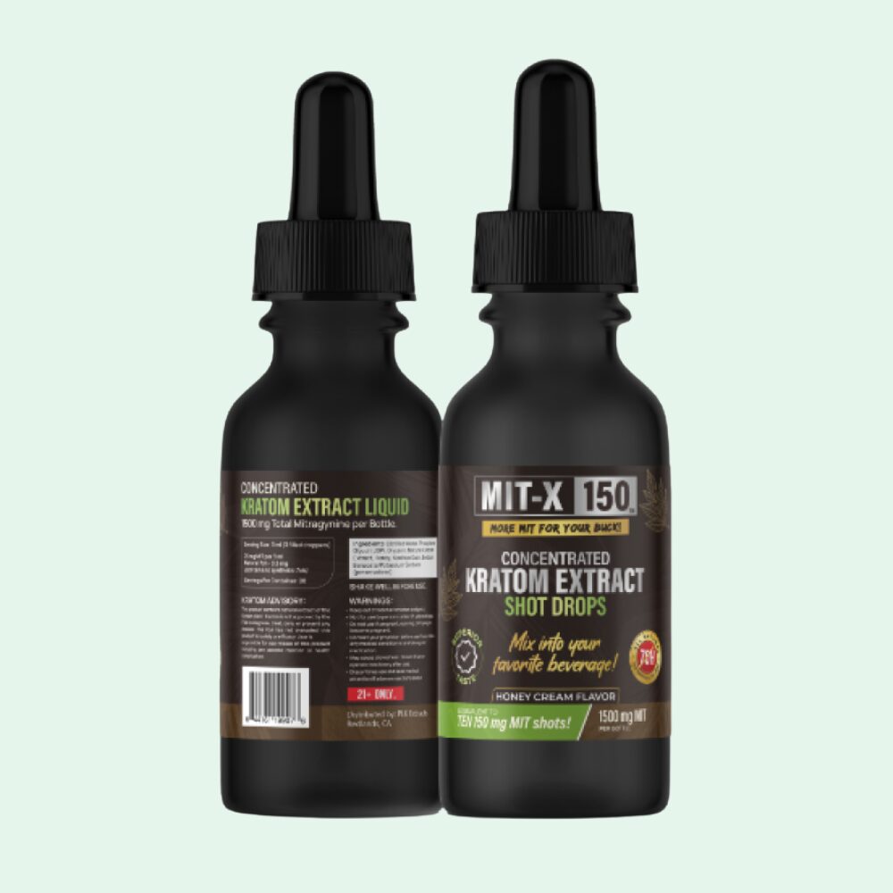 MIT-X 150 Concentrated Kratom Extract Shot Drops!