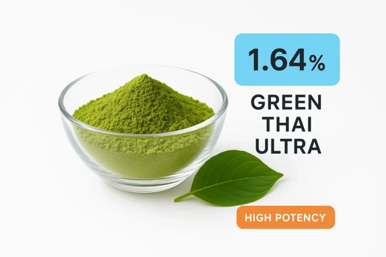 Highest Mitragynine Kratom: Why Green Thai Ultra’s 1.64% is a Game Changer for Potency