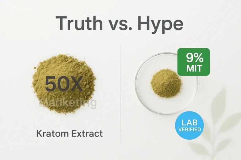 Kratom Extract Potency Explained: Deciphering 15X, 25X, and True Mitragynine Content for Informed Buying