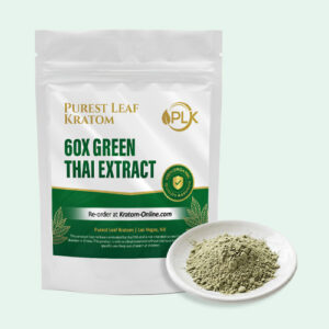 60X Green Thai Kratom Extract - Low Bitterness Extract 36% MIT