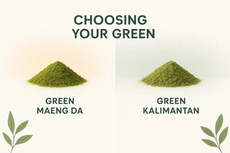 Choosing Your Green: Green Kalimantan vs. Green Maeng Da for Energy, Focus & Overall Well-being